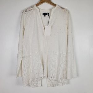 theory NWT Ofeliah split back tunic